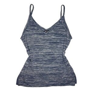 Cotton On tank top - blue horizontal stripe texture - sleeveless, women’s size M